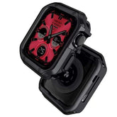 Fibbia a farfalla in metallo con cinturino a maglie di bambù + custodia in TPU